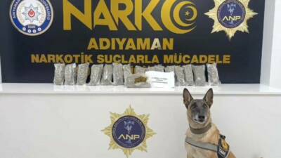 Adıyaman’da gerçekleştirilen bir operasyon sırasında, şüphe üzerine durdurulan bir otomobilin