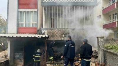 Adıyaman merkez Mehmet Akif Mahallesi’nde bir evin klima motorunda çıkan