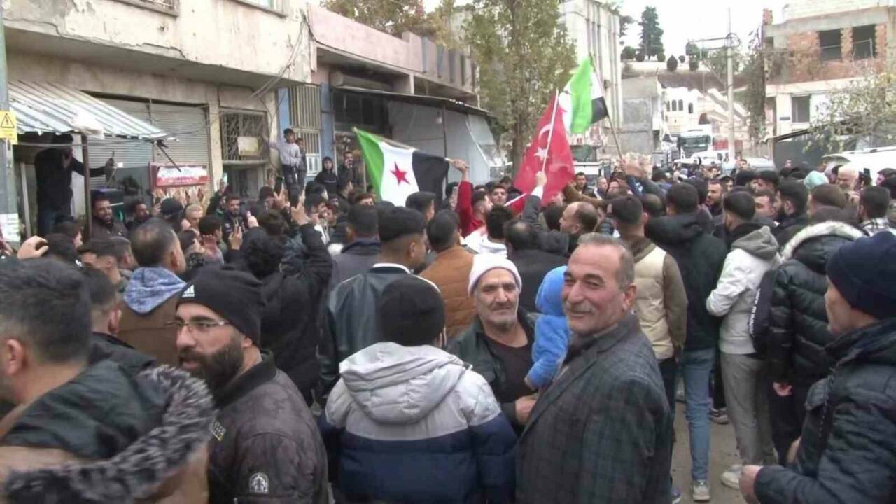 Adıyaman’da Suriyelilerden Coşkulu Kutlama: “Ülkemiz Özgür Oldu”