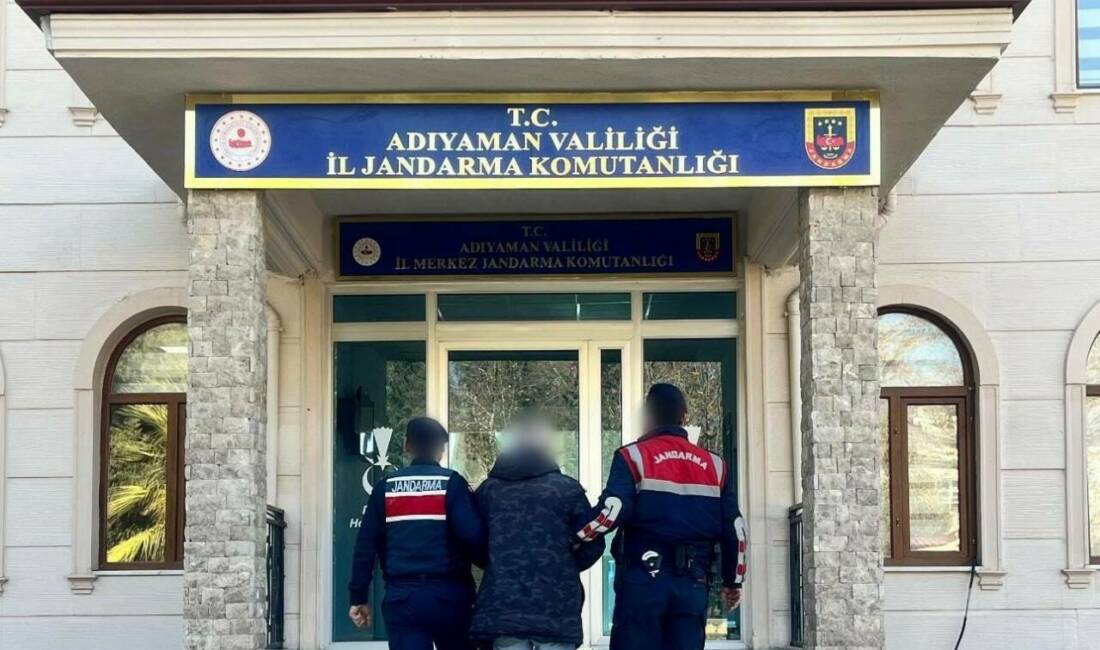 Adıyaman'da uyuşturucu ticareti suçundan aranan İ.K., jandarma ekipleri tarafından yakalandı.