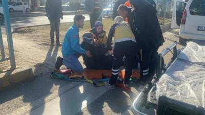 Adıyaman merkez Atatürk Bulvarı'nda yolun karşısına geçmeye çalışan Fatma G.,