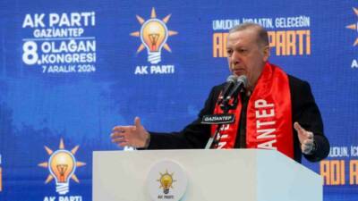 Cumhurbaşkanı Recep Tayyip Erdoğan, AK Parti Gaziantep 8. İl Kongresine