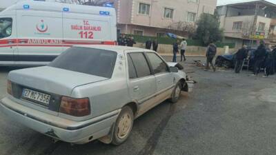 Adıyaman’ın Gölbaşı ilçesinde iki otomobilin çarpışması sonucu meydana gelen kazada