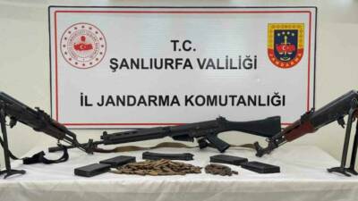 Şanlıurfa'nın Siverek ilçesinde, jandarma ekipleri tarafından gerçekleştirilen operasyonda çok sayıda