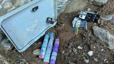 Gaziantep’in Nurdağı ilçesinde kapalı bir krom maden sahasında patlayıcı madde