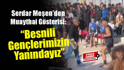 Dövüş sporları ve boks antrenörü Serdar Meşen, Besni Anadolu İmam