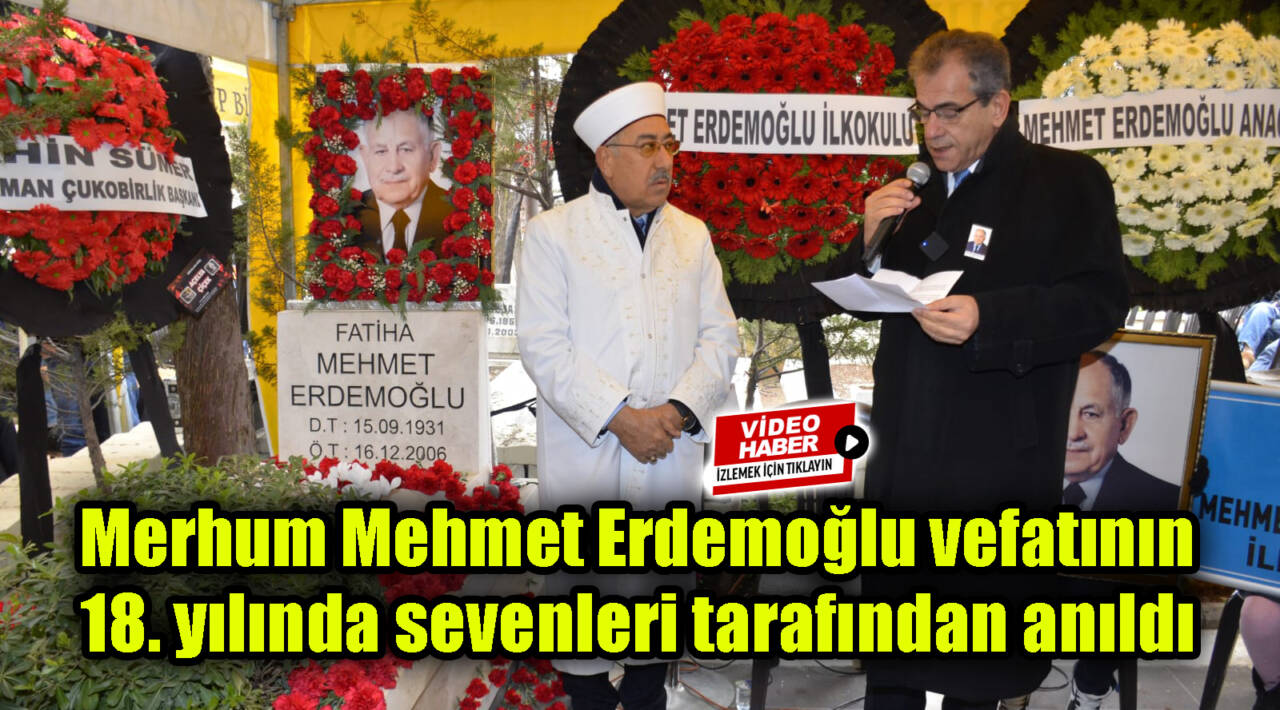 Besnili Bilge Merhum Mehmet Erdemoğlu vefatının 18. yılında mezarı başında