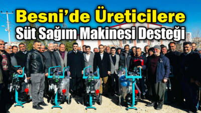 Besni'de hayvancılığın modernize edilmesi için önemli bir adım atıldı. %70