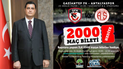 Şehitkâmil Belediye Başkanı Umut Yılmaz, Süper Lig’in 17. haftasında Gaziantep