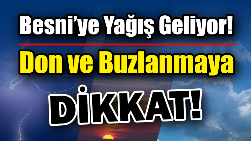 Meteoroloji Genel Müdürlüğü’nden yapılan