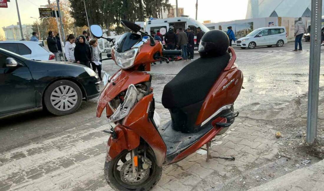 Adıyaman’da otomobil ile motosikletin