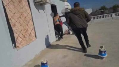 Şanlıurfa’nın Harran ilçesinde, telefon dolandırıcılığı yaptığı tespit edilen 6 kişi,