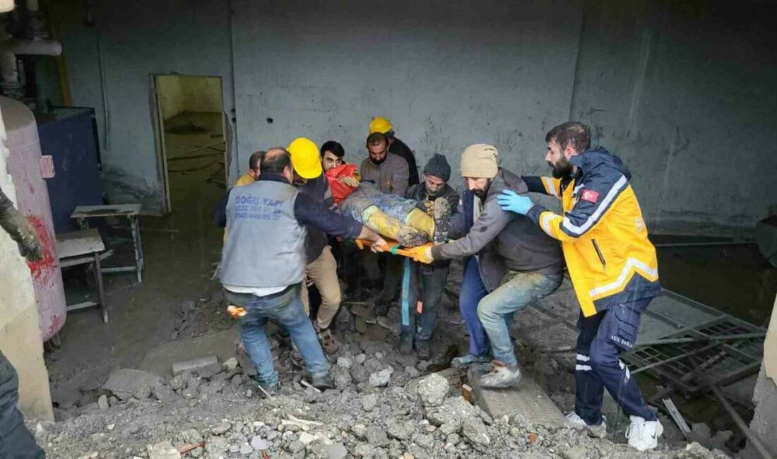 Adıyaman’da güçlendirme yapılan binada