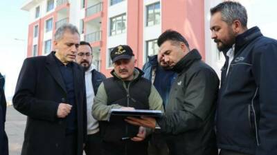 Adıyaman Valisi Osman Varol ve Osmaniye Belediye Başkanı İbrahim Çenet,