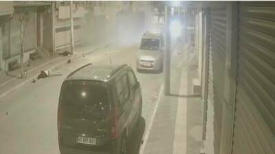 Mardin’in Nusaybin ilçesinde iki kişinin öldüğü motosiklet kazası güvenlik kamerasına