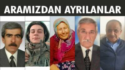 31.12.2024 Salı gününe ait Besni’de Vefat Edenler köşesi.