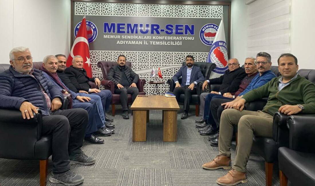 Memur-Sen Konfederasyonu Adıyaman İl Temsilciliği aylık olağan başkanlar kurulu toplantısını