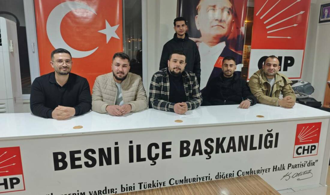 Cumhuriyet Halk Partisi (CHP) Besni Gençlik Kolları Başkanı Turhan Örs,