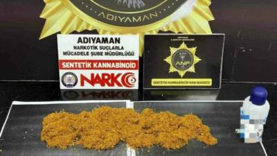 Adıyaman İl Emniyet Müdürlüğü tarafından yapılan uyuşturucu denetimlerinde son 10