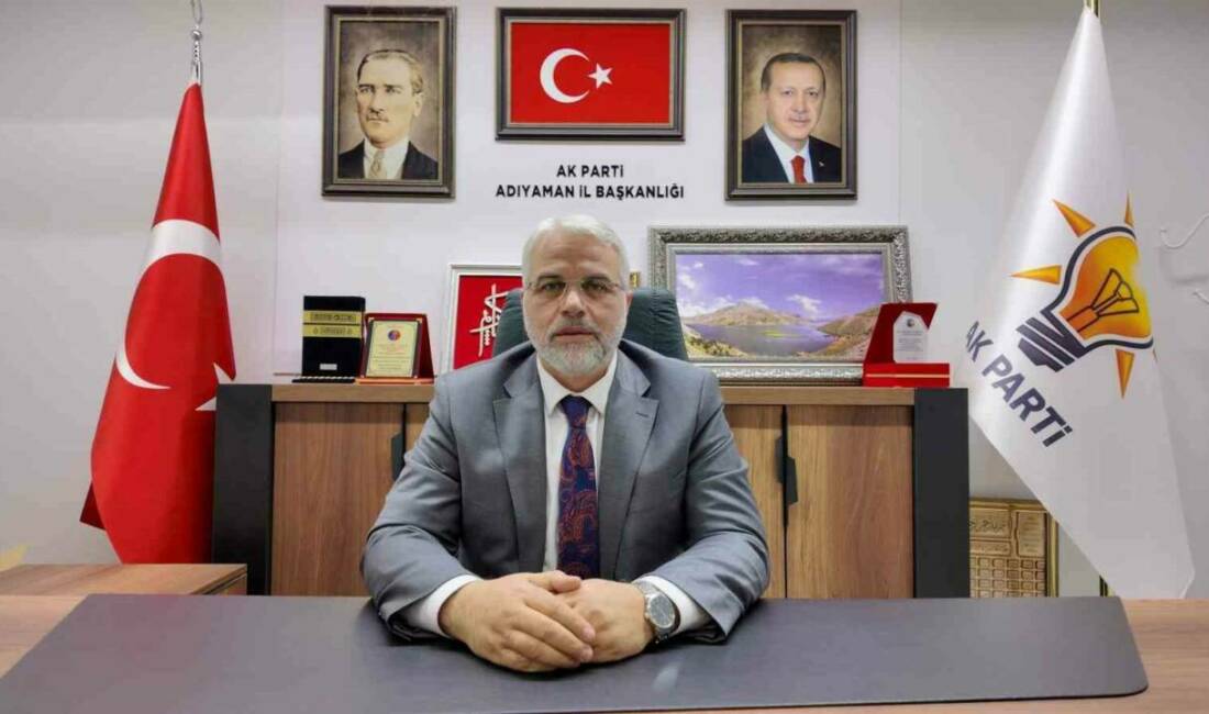 AK Parti Adıyaman İl Başkanı Faruk Bülent Kablan, 10 Ocak