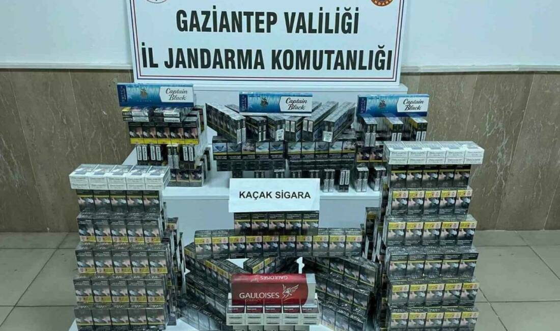 Gaziantep’te piyasa değeri 1 milyon 366 bin TL olan kaçak