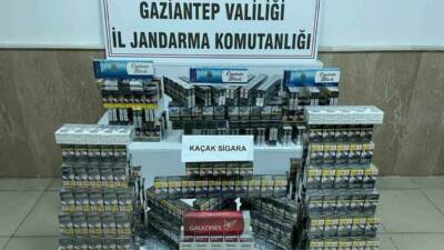 Gaziantep’te piyasa değeri 1 milyon 366 bin TL olan kaçak