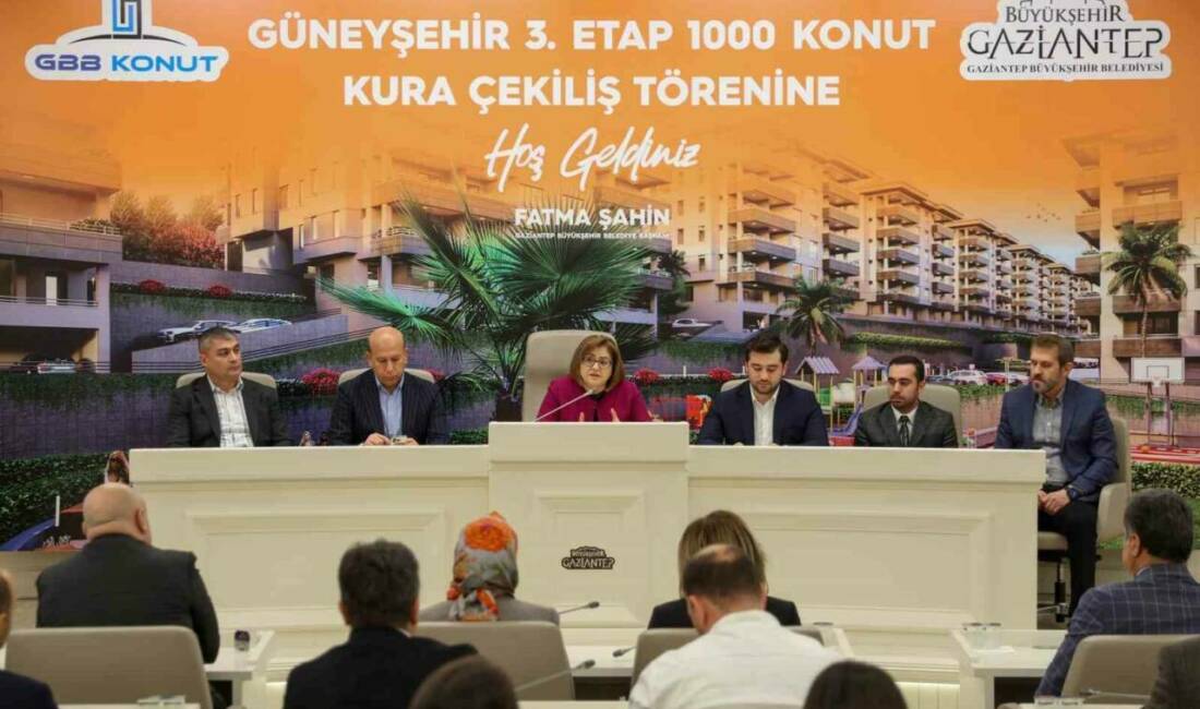 Gaziantep Büyükşehir Belediyesi’nin iştiraki olan GBB Konut’un Güneyşehir 3’üncü Etap