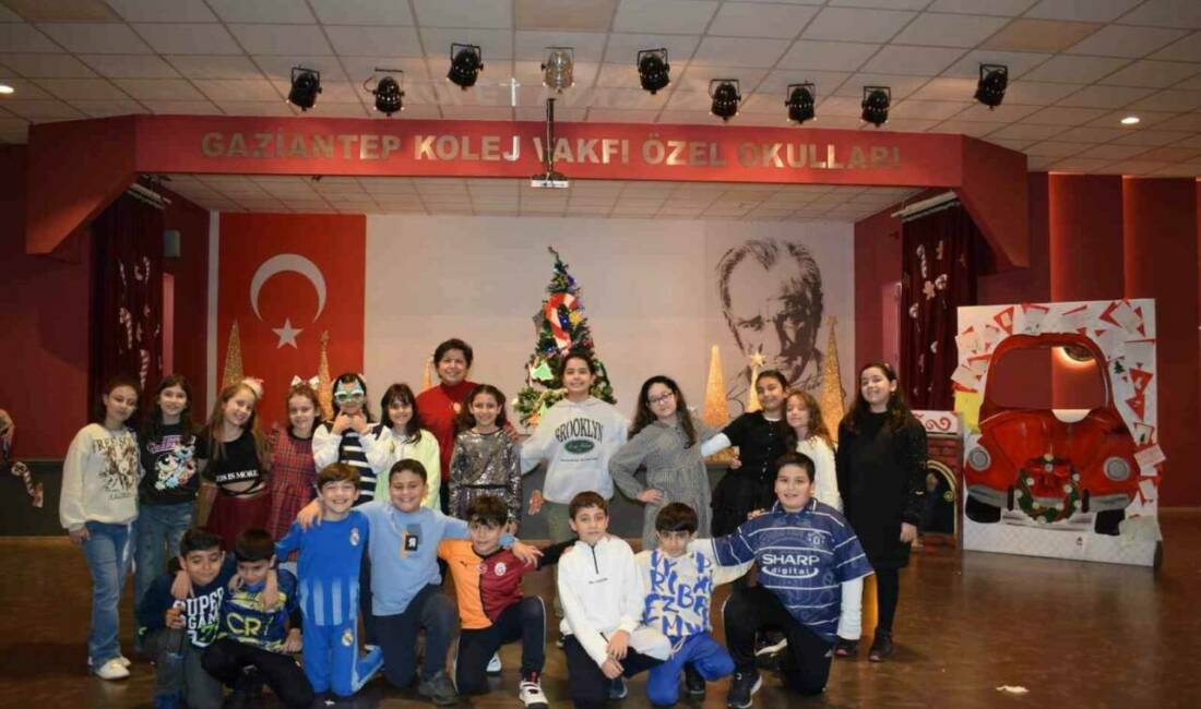 Gaziantep Kolej Vakfı Özel Okulları öğrencileri 2024’ü uğurlarken 2025 yılından