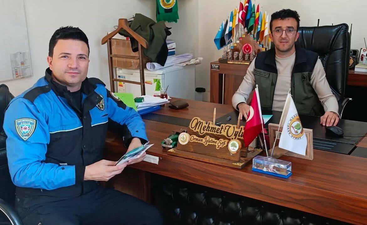 Adıyaman’da Toplum Destekli Polislik Büro Amirliği ekipleri, Gölbaşı Orman İşletme