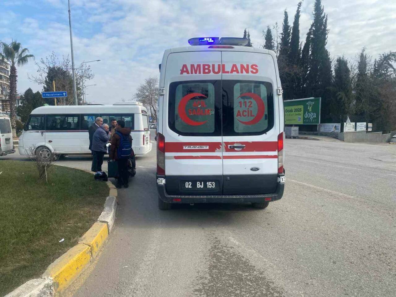 Adıyaman’da, kamyonet ile motosikletin çarpışması sonucu meydana gelen kazada 1