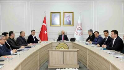 Adıyaman’da Kentsel Altyapı Çalışmaları Koordinasyon Toplantısı Vali Osman Varol başkanlığında