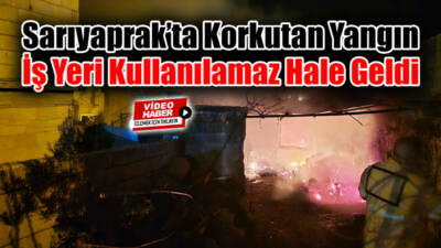 Besni'ye bağlı Sarıyaprak köyünde bir kıraathanede çıkan yangın korku dolu