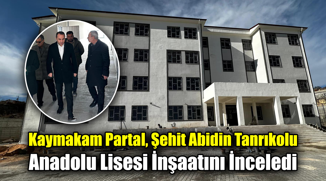 Besni Kaymakamı Çağlar Partal geçici olarak Anadolu İmam Hatip Lisesi'nde