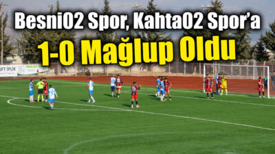 Bölgesel Amatör Lig’in 17. haftasında, Besni Şehir Stadyumu’nda oynanan Besni02