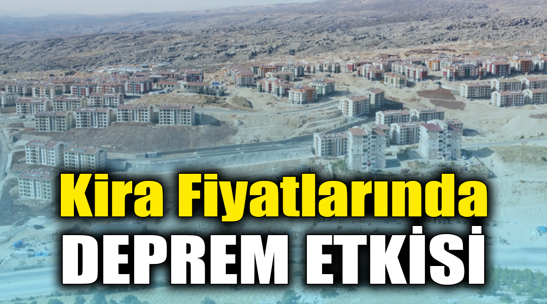 Deprem konutlarının teslim edilmeye başlanması tavan yapan kira fiyatlarını yarıya