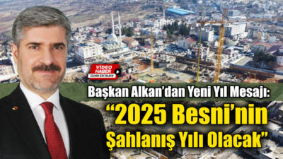 Besni Belediye Başkanı Reşit Alkan, yeni yıl dolayısıyla Cirit Meydan