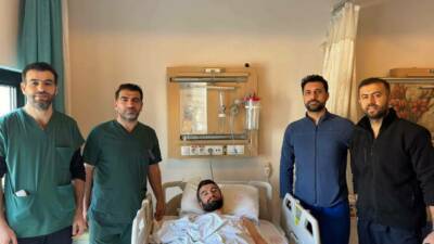 Mardin’in Dargeçit ilçesinde yaşayan 25 yaşındaki Abdülhakim Baykal, bacağındaki şişkinlik