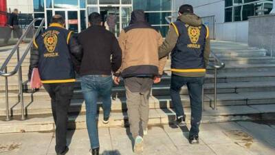 Adıyaman’da okul servisi ile gelerek konteyner kentte klima çaldığı iddia