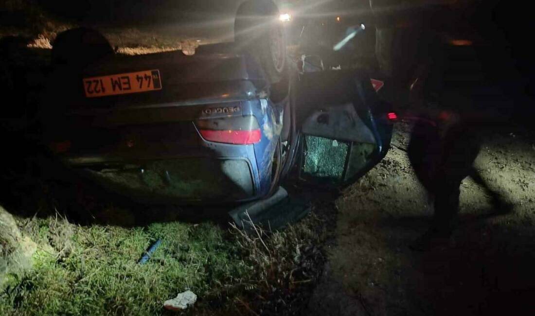 Mardin’in Mazıdağı ilçesinde kontrolden çıkan bir otomobilin devrilmesi sonucu 4