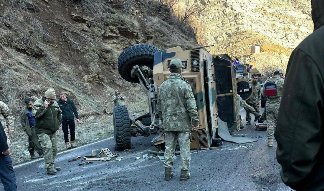 Şırnak’ta askeri aracın devrilmesi sonucu meydana gelen trafik kazasında 2