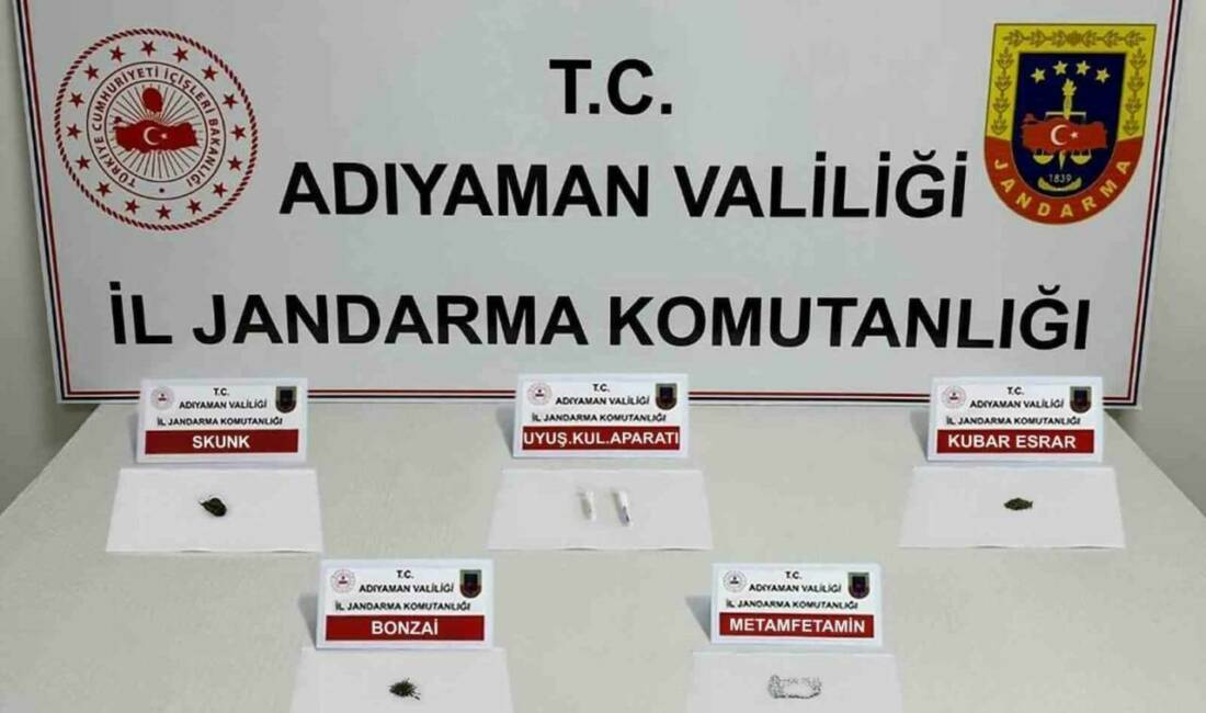 Adıyaman’da, jandarma ekiplerince yapılan uyuşturucu denetimlerinde 16 şahıs hakkında işlem