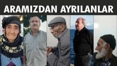 04-05.01.2025 Salı, Çarşamba gününe ait Besni’de Vefat Edenler köşesi.