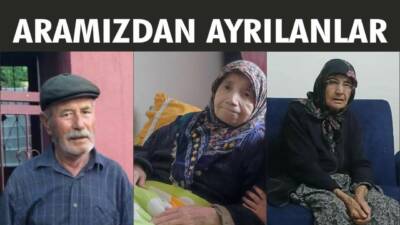 08.01.2025 Cumartesi gününe ait Besni’de Vefat Edenler köşesi.