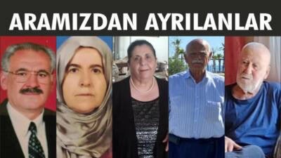 19-20.02.2025 Çarşamba- Perşembe gününe ait Besni’de Vefat Edenler köşesi.