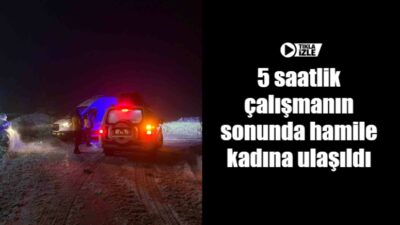 Adıyaman’ın Sincik ilçesine bağlı Serince köyü Yassıkaya mezrasındaki hamile kadına,