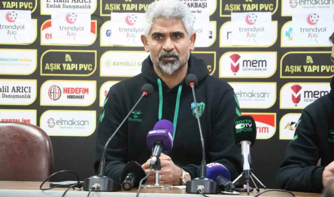 Kocaelispor Teknik Direktörü İsmet Taşdemir, Şanlıurfaspor maçının ardından yaptığı açıklamada,