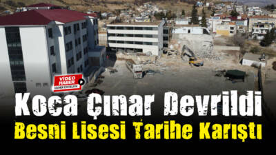 Besni'nin eğitim tarihine damga vuran Besni Lisesi binası, 52 yıllık