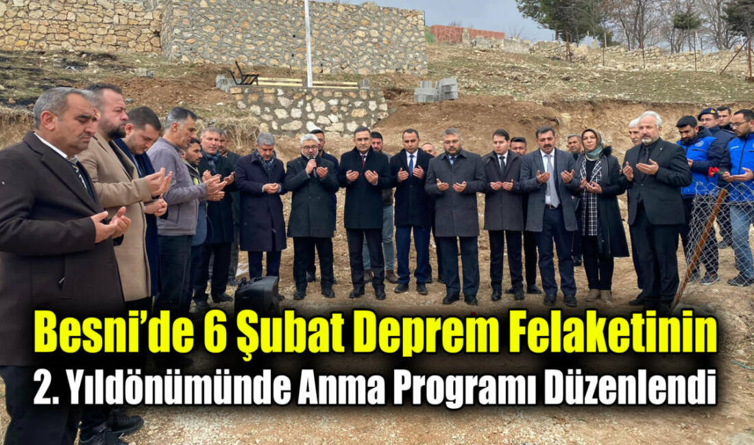 Besni’de, 6 Şubat 2023’te meydana gelen Kahramanmaraş merkezli depremin 2.