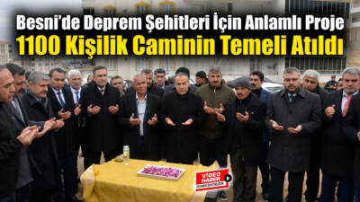 Besni’de, 6 Şubat depremlerinde hayatını kaybeden vatandaşların anısını yaşatmak amacıyla