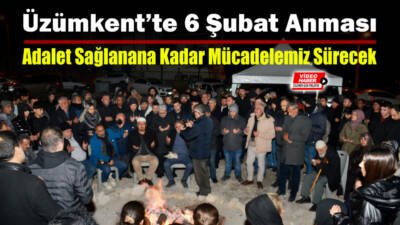 6 Şubat Depremi’nin ikinci yılında Besni Üzümkent’te düzenlenen anma töreninde